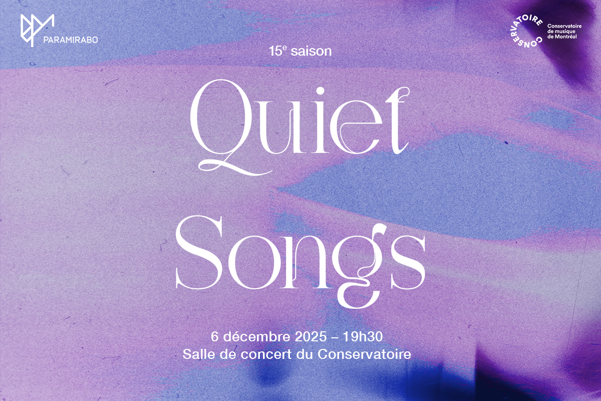 Visuel Quiet Songs 2025