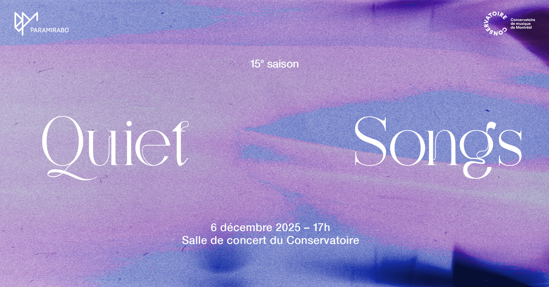 Visuel Quiet Songs 2025