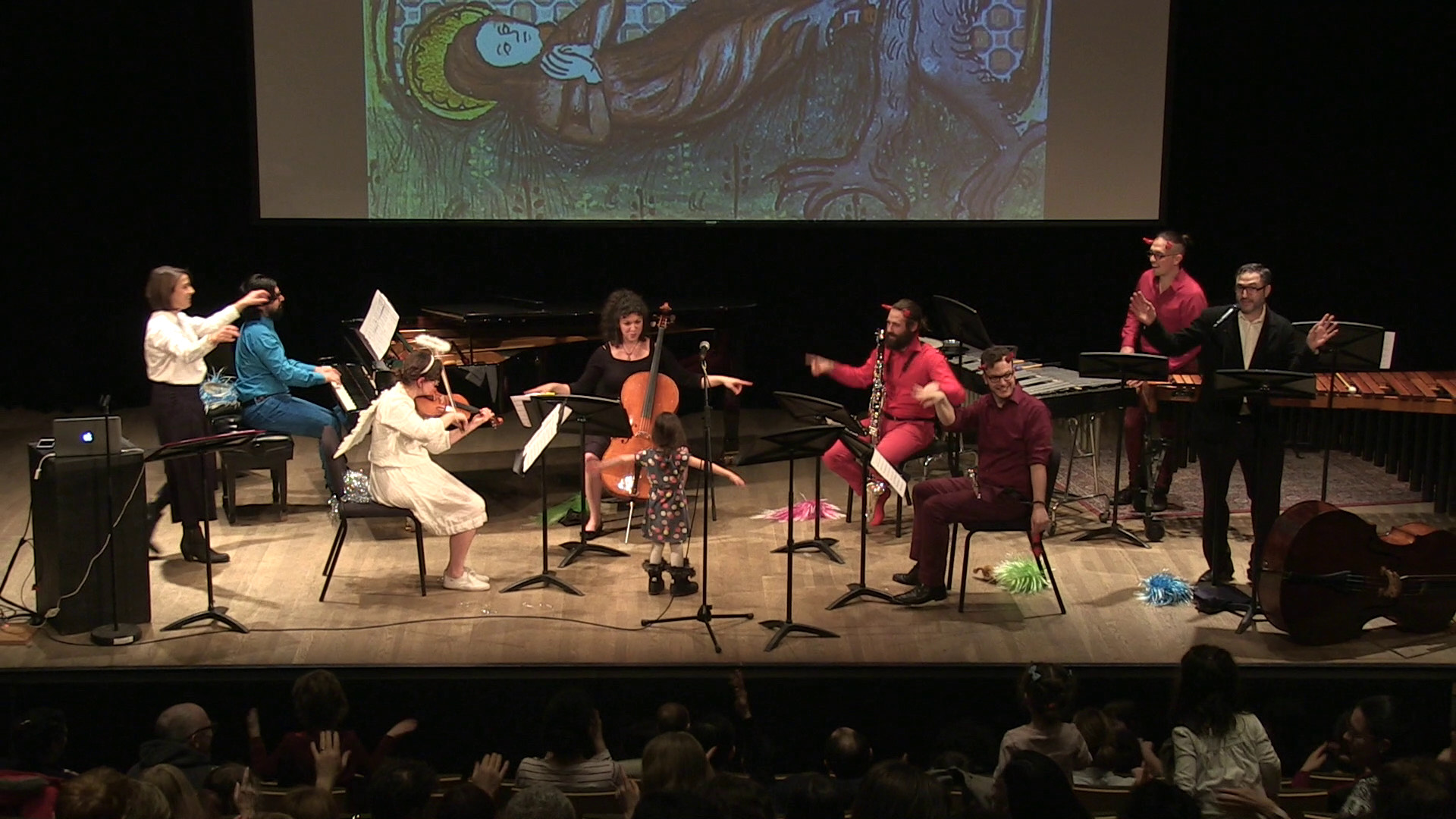 Photo of the ensemble in concert