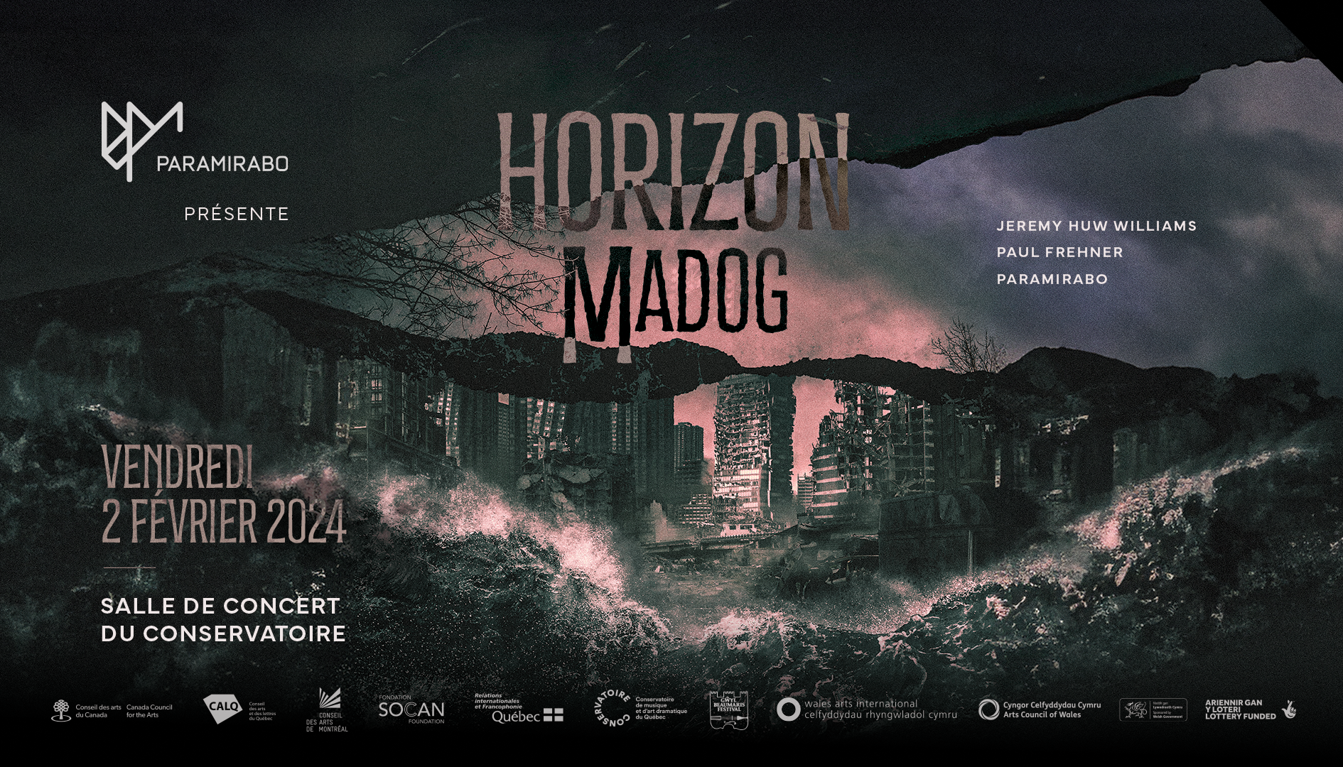 Visuel concert Horizon: Madog